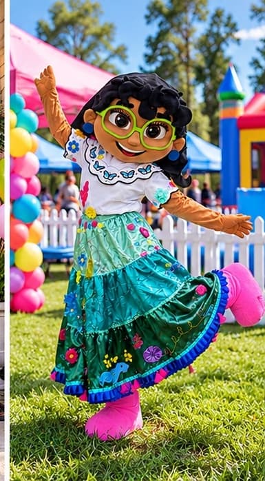 Bella at a community outdoor event